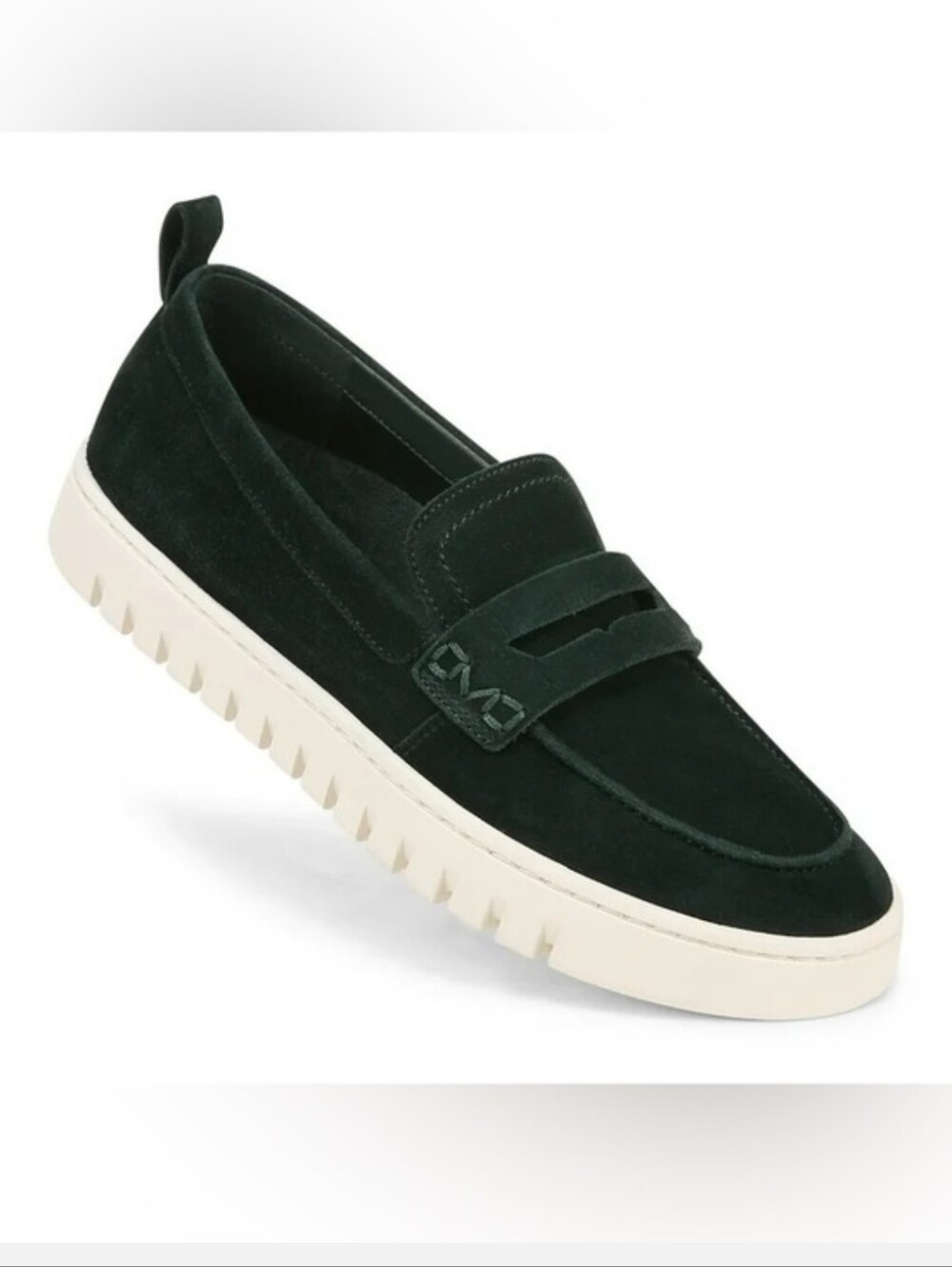 VIONIC Uptown‎ Womens Slip On Dark Green Suede Loafer Moc Casual Shoes Size 7.5